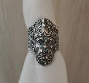 Hanuman ring beautiful original signed by artist Ruben Hanuman Ring God925 Ring - Picture 1 of 9
