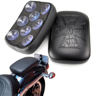 Motorcycle Rear Fender Passenger 8 Suction Pad Pillion Seat For Harley Universal - Изображение 1 из 4