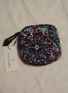 Vera Bradley Mini Jewelry Case Stained Glass Medallion New With Tags - Picture 1 of 7