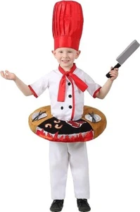 Princess Paradise Hibachi Chef Table Top Halloween Costume Child Size Small NEW - Picture 1 of 6