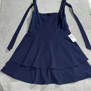 B Darlin Womens Ladies Dress NWT Size 13/14 Navy Formal Short Wedding Cruise - Picture 1 of 9