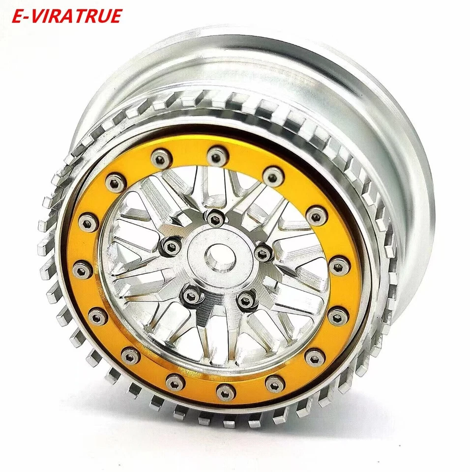 Rueda de aluminio E-VIRATRUE 2,2/3,0"" para corte de arrastre Losi Lasernut/TRAXXAS 1/10 1 pieza Foto 1 de 4