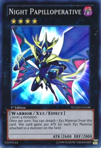 Night Papilloperative - NUMH-EN048 - Super Rare - 1st Edition - YuGiOh - Picture 1 of 4