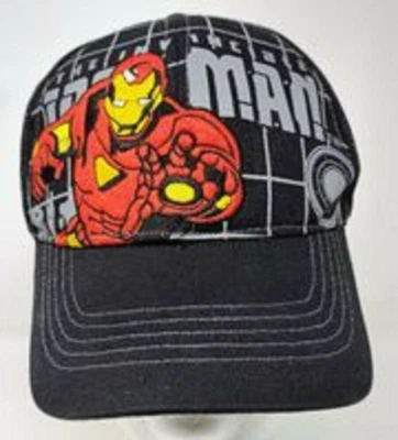 Ball Cap The Invincible Iron Man Marvel 2008 One Size Fits Most Back Strap Black - Image 1 of 4