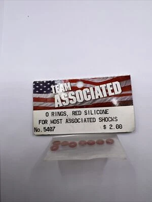 Team Associated #5407 Shock Rebuild Red O-Ring (8) - Image 1 of 2