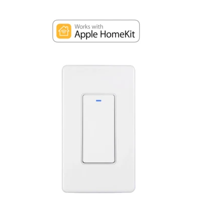 US WiFi Smart Light Wall Switch Single Pole Apple Homekit Siri Voice Control - Image 1 of 4