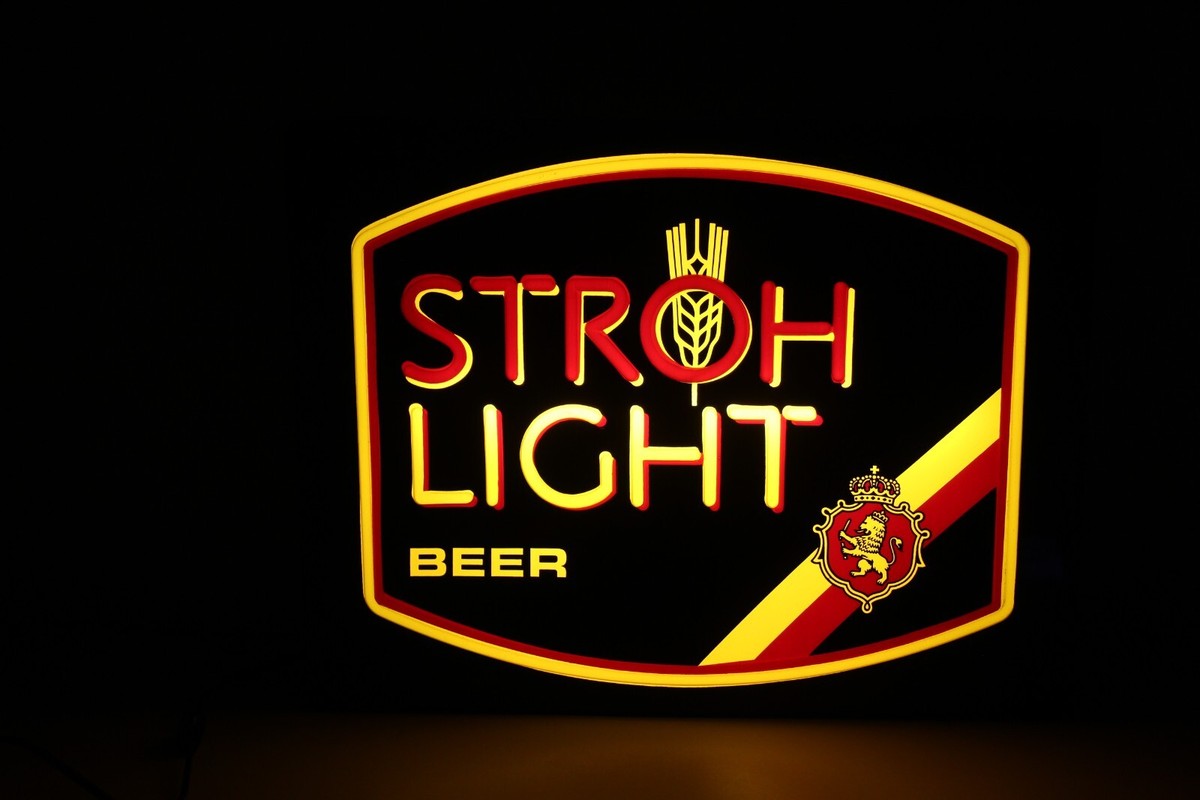 Strohs Neon Indiana OTHER Collectible Beer Signs & Tins for