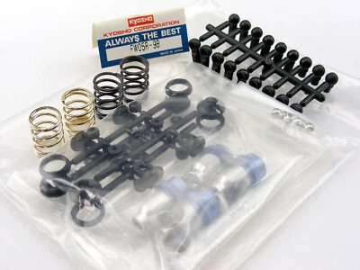 Vintage Kyosho PureTen GP FW05R V One R Front & Rear Threaded Oil Shocks NEW NOS - Image 1 of 4