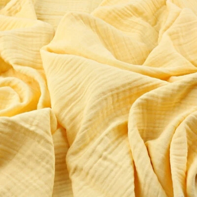Modal Cotton Triple Gauze Organic Fabric Dressmaking Baby Clothes Muslin 58"w - Image 1 of 4