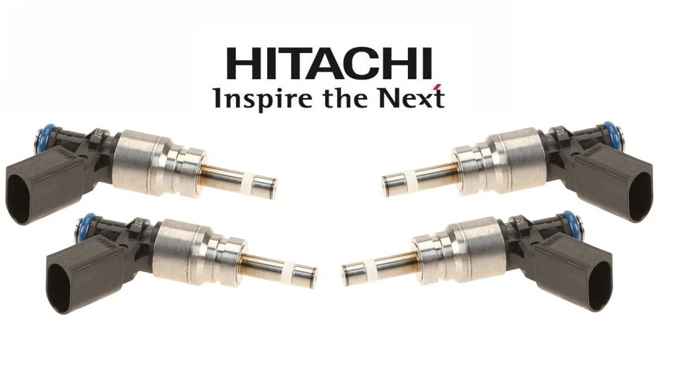 Hitachi Set of 4 Fuel Injectors Blue For Audi A4 A6 Quattro S6 S8 - Изображение 1 из 1