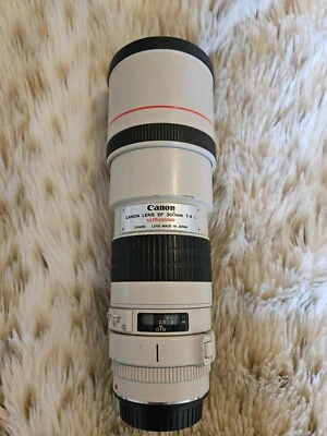 Canon EF 300mm 1:4 L Ultrasonic Camera Lens w/ Mount Bracket - Image 1 of 4