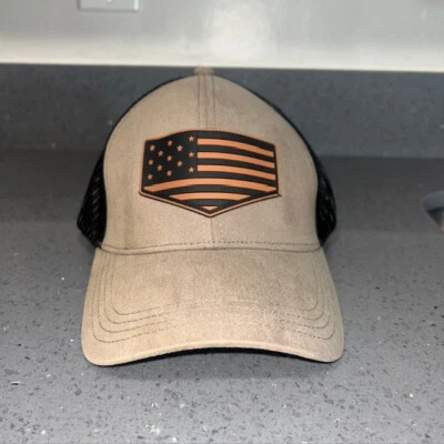 Gorra de Béisbol Capture Negra Bronceada Bandera de Estados Unidos Sombrero Ajustable Nueva con Etiquetas Foto 1 de 4