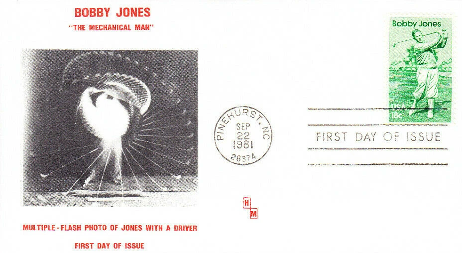 H & M First Day Cover #1933 Bobby Jones Golf 1981 - Image 1 of 1
