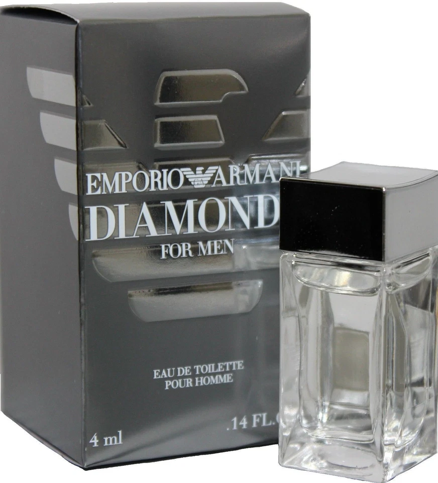 Mini Splash Emporio Armani Diamonds 0,14 oz/4 ml EDT para hombre - Nuevo en caja Foto 1 de 1