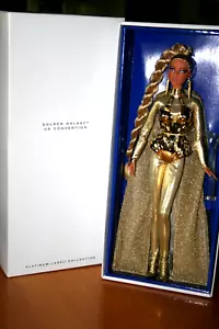 Muñeca Barbie 2016 Platinum Label Golden Galaxy Convención de Estados Unidos - Nueva en caja - Imagen 1 de 12