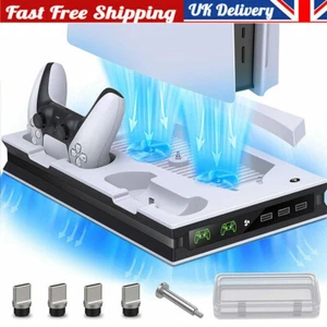Dualsense 5 Vertical Stand Cooling Fan Controller PS5 Charging Dock Station - Picture 1 of 18