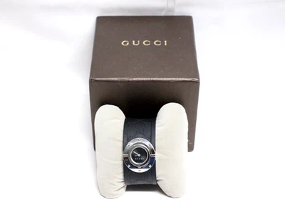 GUCCI 112 Reloj Brazalete Brazalete Pulsera Giratorio Mujer Cuarzo Foto 1 de 4