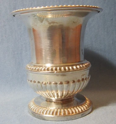 SOPORTE PARA CIGARRILLOS RONSON VINTAGE RARO ~ Plato de plata con peso Foto 1 de 3