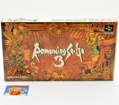 Nintendo Super Famicom SFC Romancing Saga 3 w/Box Manual RPG Tested SNES Japan - Image 1 of 4