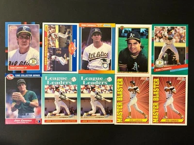  (10) Card Jose Canseco Baseball Lot 1988-1992 MLB Bash Brothers ⚾ - Image 1 of 2