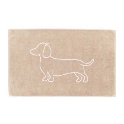 Cawö Badematte Duschvorleger We love Dogs 6248-33 Dackel Beige 50x80 - Bild 1 von 2