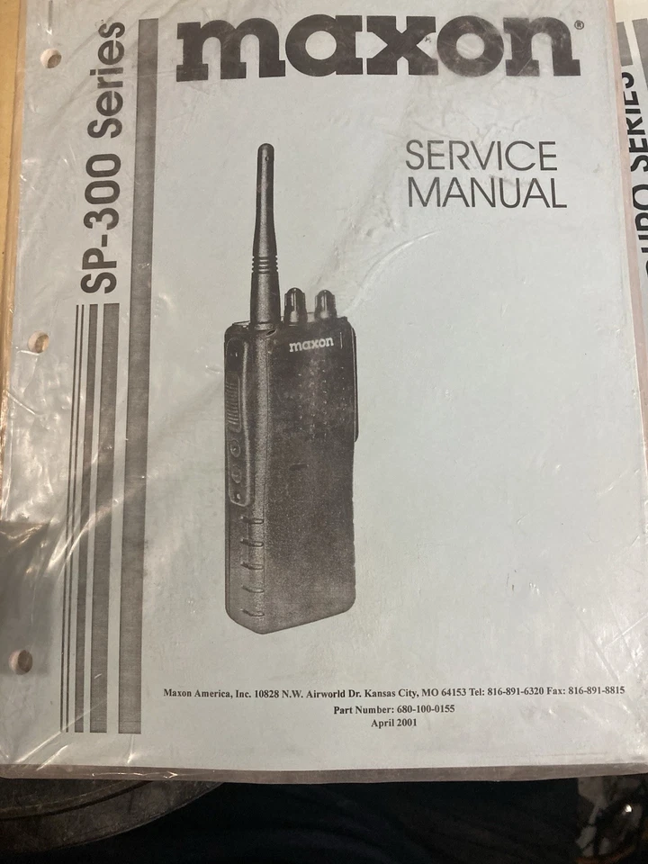 Maxon CB Radio SP-300 Service Manual - Image 1 of 2