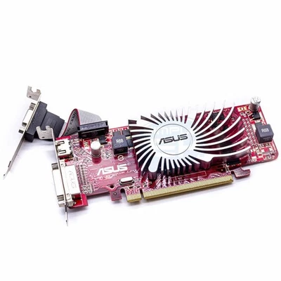 Video Card Graphics Asus Eah5450 Fanless 1gb HDMI VGA Dvi-D SFF Refurbished - Image 1 of 3