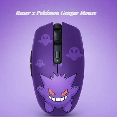 Razer x Pokémon Gengar Edition Orochi V2 Wireless BT Gaming Mouse Free Shipping  - Image 1 of 4