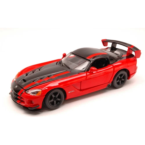 DODGE VIPER SRT 10 ACR 2007 RED/BLACK 1:24 Burago Auto Stradali Modellino Nuovo - Immagine 1 di 1