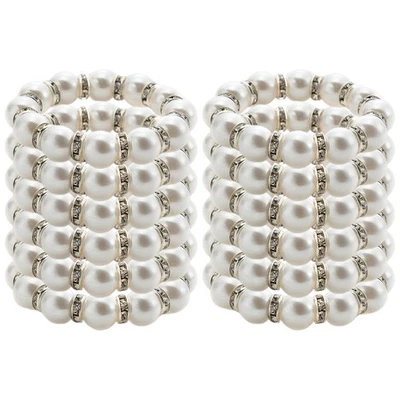  12 Pcs Porta Tovaglioli Fermatovaglioli in Metallo Fibbia Tovagliolo - Immagine 1 di 4