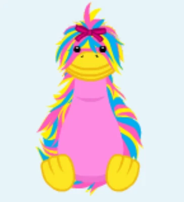Webkinz Candy Googles HM684 rainbow bird platypus duck Virtual code messaged - Image 1 of 2