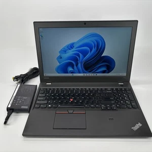Lenovo ThinkPad P50s Intel i7-6th Gen 2.50 GHz 16 GB RAM 256 GB SSD Win 11 Pro - Picture 1 of 7