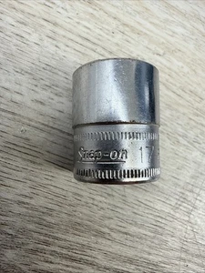 Snap On 17mm Shallow Socket 3/8" Drive 6 Point FSM171 USA E8 - Bild 1 von 5