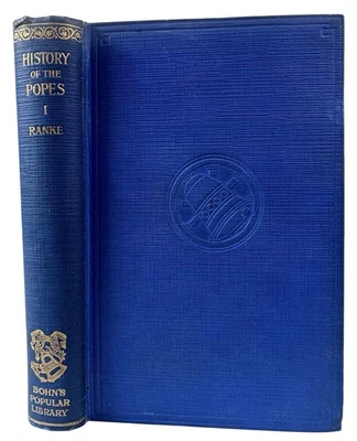 History Of The Popes By Leopold Von Ranke Vol 1 HC 1927 Foto 1 de 4