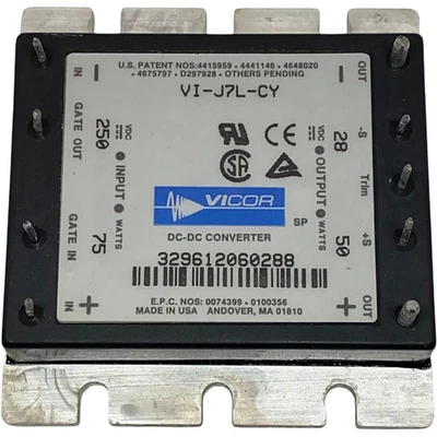 VI-J7L-CY Vicor DC-DC Converter 250V 75W - 28V 50W - Bild 1 von 3