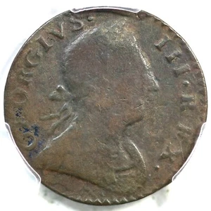 1772 V 6-72A R-6 PCGS VG 10 Machin's Mills Colonial Copper 1/2p - Picture 1 of 3