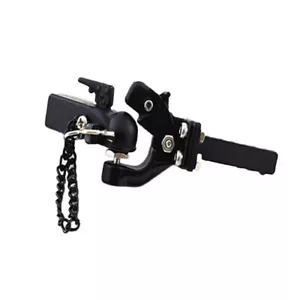 Hitch Trailer Hook Receiver Kit For SCX10 Traxxas TRX4 1/10 RC Crawler Car - Picture 1 of 11