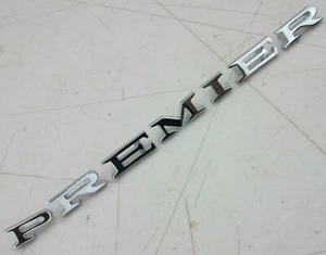 NEW TAPERED SLANTED PREMIER LETTER BADGE SET suits HD HR HK HOLDEN SEDAN WAGON - Picture 1 of 4