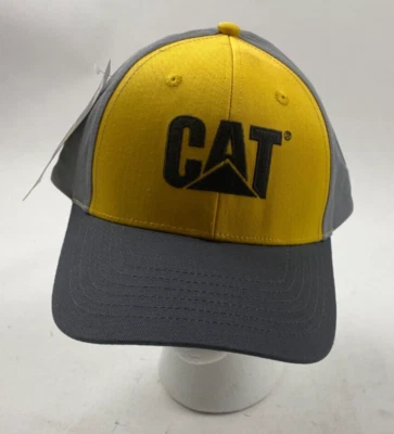 Gorra de bola amarilla y gris Caterpillar Hat CAT Logo Snapback Foto 1 de 4