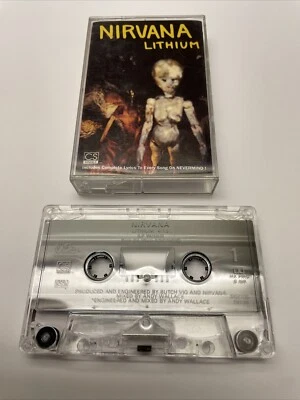Nirvana ‎Lithium Cassette Tape Single Been A Son Live Vintage 1992 KURT COBAIN - Image 1 of 4