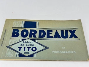 Bordeaux Frankreich 40er Jahre Postkartenheft 10 Wechselpostkarten 2.WK Berjaud 6X3,5 - Bild 1 von 6