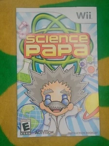 Science Papa Nintendo Wii Manual Only - Picture 1 of 1