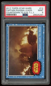 2017 Topps Countdown to Star Wars The Last Jedi #12 Captain Phasma Leads PSA 9 - Picture 1 of 3