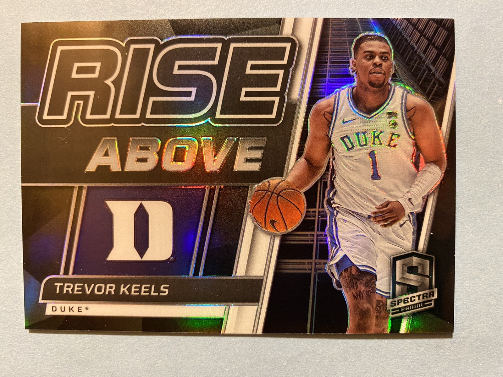 2022-23 Chronicles Draft Spectra Trevor Keels Rise Above Silvr Prizm Knicks Duke