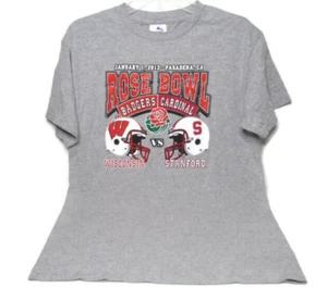 Camiseta Rose Bowl 2013 Badgers Cardinal Stanford Pasadena M Fútbol Coleccionable - Imagen 1 de 4