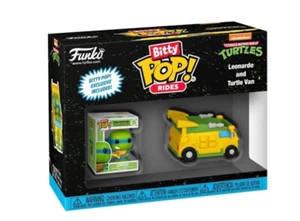 Funko Bitty Pop! Rides: Teenage Mutant Ninja Turtles - Leonardo and Turtle Van - - Imagen 1 de 11