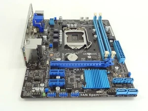ASUS H61M-A Asus VGA Micro ATX Motherboard + I/O Shield - Picture 1 of 8