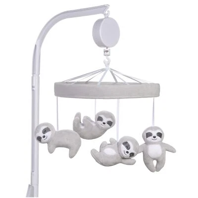 Sammy & Lou Plush Sloths Musical Mobile For Crib, Plays Brahms' Lullaby - Image 1 of 4