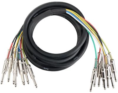 PRONOMIC Cable de escenario multicore multipar conector de 8 velocidades Cable DJ PA escenario estudio en vivo 3 m