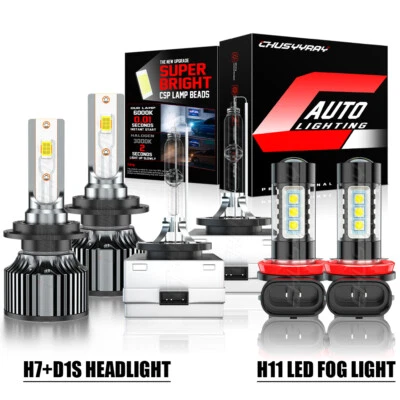 Kit de luces antiniebla de haz alto y bajo 6x LED para Hyundai Genesis 2009-2014 Foto 1 de 4